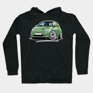 Fiat 500 Green Hoodie